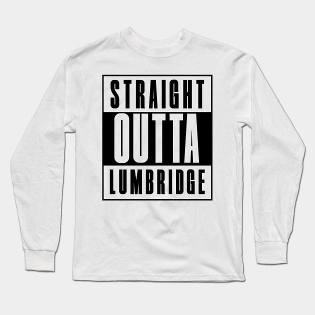 Runescape - Straight Outta Lumbridge Long Sleeve T-Shirt by Tee Cult